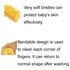 Nail Scrubber Brush Kids, Finger Nails Scrub Cleaning Washing Brushes with Soft Bristle for Baby and Children