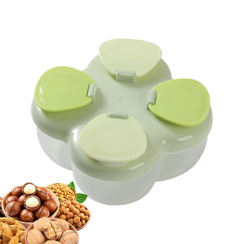 Generic 4 115.5cm, Milk Powder Dispensing Box, Separate Compartments Design, Non-Spill Formula Container, Powder