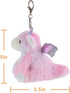 Apricot Lamb Cute Plush Dragon Dinosaur Stuffed Animal Keychain for Kids Bag, Purse, Backpack, Handbag (5 Inches)