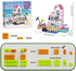Blocks,812pcs 8+Mini MindBox Girls Seaside Villa Building Beach House Building Toys for Kids Age Brick
