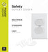 Power Gear Outlet Covers Baby Proofing Child Proof Plug Covers for Electrical Outlets Easy Install Outlet Plug Covers UL Listed Shock Prevention Clear 50271 8 Count