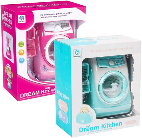 Mini Simulation Washing Machine Toy for Kids - Fun Dollhouse Accessory