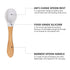 Baby Bamboo Bowls with Suction and Matching Spoon Set, 3 Piece Feeding Supplies for Infant and Toddlers