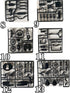 8 PCS SWAT Police Figure, Special Forces Mini Military Action Figure with Weapons and Accessories Building Blocks Set