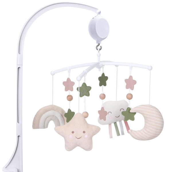 Crib Mobile 35 Lullaby Music, Cotton Baby Mobiles for Cribs & Pack