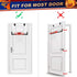Mini Indoor Basketball Hoop for Door, Over Door Hoop with Large 9 Inch Dunk Rim and 4 Mini Basketballs