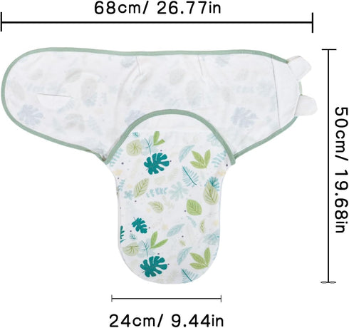 SEVDO 3-Pack 0-3 Organic Baby Swaddle Sleep Sacks,Nursery Swaddling Blankets,Swaddles for Newborns Infant Months