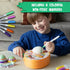 Set 6 2 3D 3 The Eggmazing Egg Decorator Dragon Egg Kit Arts and Crafts - Includes Egg Decorating Spinner, Markers