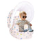 AirSwim Inflatable Baby Seat with Detachable Canopy and Built-in Pump, Inflatable Baby