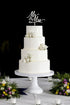 Mr & Mrs Cake Topper, Silver Glitter Wedding Decor for Anniversary and Bridal Shower Cake, Rustic Chic Bride and Groom