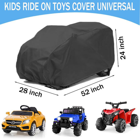 YOTOM Kids Ride-On Toy Car Cover, Waterproof Kids Car Cover for Large Ride On Truck Toys Cars