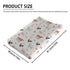 Watercolor Farm Animals Changing Pad Cover Farm Cow Lamb Pig Hen Duck Sunflowers Leaves Baby Diaper Changing Table Sheets for Boys Girls Soft Stretch Fitted Baby Changing Table Mats Covers 32''x16''