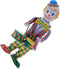 STOBOK Wind up Tinplate Drumming Clown Toy, Retro Collectible for Home and Office Decor