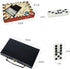 6 Set 28 Set GOTHINK Portable Double Dominos for Adults with Storage Box Tiles Dominoes for Holiday Travel Game