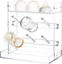 Heyrelda Baby Bottle Drying Rack Space Saving Acrylic Vertical Bottle Dryer Rack with