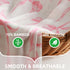 REZIPO 2 Pack 70% 30% 47 47 Inches Pink Bow Muslin Swaddle Blankets Bambo Cotton Breathable Receiving Blankets Newborn