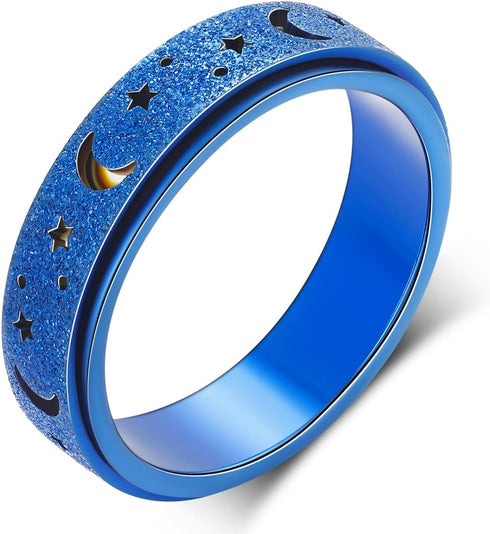 Anxiety Ring for Women Spinner Ring Fidget Toys Adults Fidget Ring Spinner