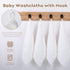 100% 10 Pack 12x12in Yoofoss Muslin Baby Washcloths Organic Cotton Face Towels Wash Cloths for Baby Soft and Absorbent