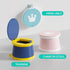 dollybeeear Travel Potty Seat Fold-and-Go Portable Training Toilet for Baby, Kids, Toddlers, Foldable Easy to Use
