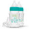 Evenflo Feeding Balance + Wide Neck Printed Bottles, 9oz 2pk with Pacifier