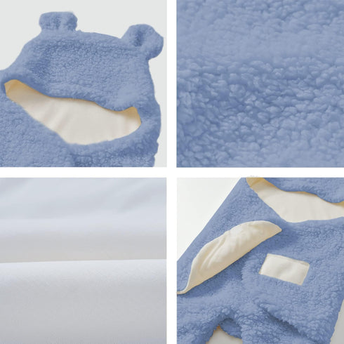 0-6 Nunibum Baby Swaddle Blanket Boys Girls Cute Bear Plush Essential Receiving Blanket Ultra-Soft Newborn Registry