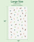 Baby Portable Diaper Changing Pad - Waterproof & Wipeable Changing Mat with PU Leather - Soft Comfortable - Foldable