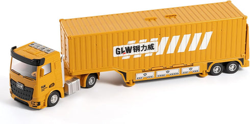Set Forklift,Bulldozer,Dump Kids Construction Truck Toys Excavator, Trucks,Cement Truck,Road Roller, Alloy Construction