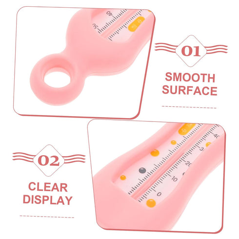 Bath Water Thermometer with Easy-Read Display for Safe and Bathing Multipurpose Temperature Gauge for Bathtubs