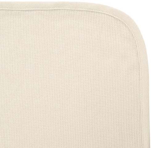 American Baby Company 100% Cotton Thermal Waffle Swaddle Blanket, Cream, 30" x 40" for Boys and Girls
