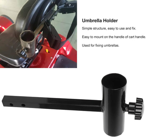 Dioche Universal Carts Umbrella Holder, Adjustable Support Stand for Scooter, Wheelchair, Stroller