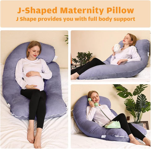 58 inch, Chilling Home Pregnancy Pillow, U Shaped Full Body Maternity Pillow Pregnant Women Must Haves Pregnancy
