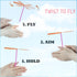 36 Pieces Hand Helicopter Spinner, Outdoor Flying Plastic Dragonfly Toy, Random Color Toy Helicopter