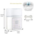 Formula9-in-1 Baby Bottle Warmer, Fast Baby Food Heater Defrost BPA-Free Warmer Accurate Temperature Control