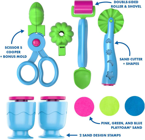 Set 3+ Educational Insights Playfoam Sand Sensory - Non-Toxic Play Sand Toys for Toddlers, Squishy Sensory Bin Filler