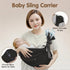 yemyig Carrier,2026 25-60lbs(Black) Baby Sling Carrier,Toddler New Baby Sling with Waist Harness,Portable