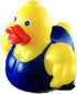 Floating Bodybuilder Rubber Duck - Safe Bath Toy for Kids