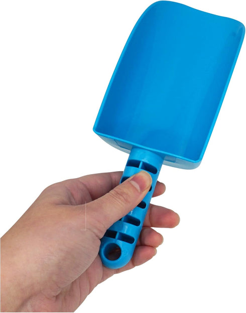 4E's Novelty 4 Pack Beach Shovels - 8 Inch Heavy Duty Plastic Sand Shovels for Kids, Great for Outdoor Digging