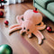 Kids Spider Stuffed Animal Toy, Soft Pink Halloween Plush Toy, Adorable Playtime Gift for Kids & Adults 9.8inch