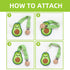 Set 3 Baby Food Grade Silicone Teether Toy with Pacifier Clip Holder,Teething Pain Relief Toys Gift for Months+ Boys