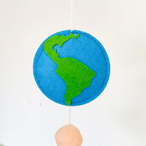 Solar System Mobile for Crib, Space Mobile Planet Mobile for Boys Girls, Baby Crib Mobile Nursery Mobile for Kids
