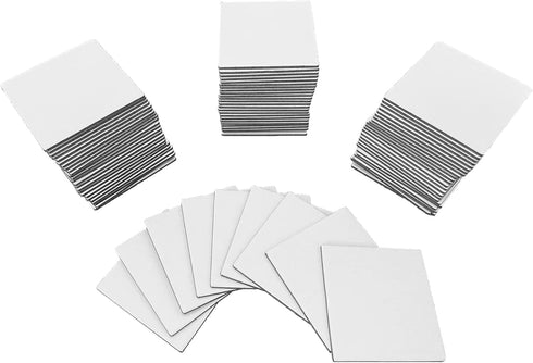 Apostrophe Games Square Board Game Tiles - 84Pcs Large Blank Game Board Pieces for Custom Tiles