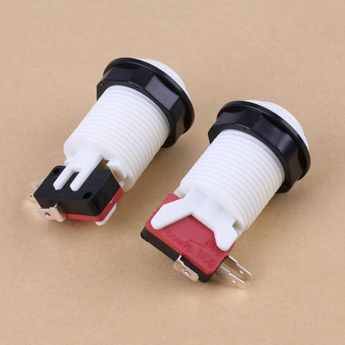 Arcade Button, 1P 2P Player Push Button DIY Kit for Arcade Joystick Games.