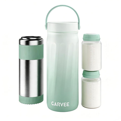 STMHOM 22oz 24-Hour 360 2pcs Portable Breast Milk Cooler for Outdoor, Breastmilk Chiller with Cooling, Bottle Cooler