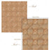 iLAND Dollhouse Flooring on 1/12 scale 1/6 scale, Miniature Dollhouse Accessories, 30pcs Double-Sided Dollhouse Floor Tiles (Classical Inlays & Marbling Pattern)