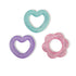 9-Piece Set 3 Bright Starts Everything Nice Teething Toys - BPA-Free Rattles and Chillable Teethers, Purple and Pink