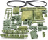 Kvvdi 4 Sets Upgrade 3D Puzzles Plastic Model Toy Tank Kit for Adults, Military Tiger Tank Model Collection