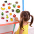 PHOTO FRUITs&Berries - Large Kitchen Magnets for Toddlers - Educational Learning Toys for Kids, Development Magnets