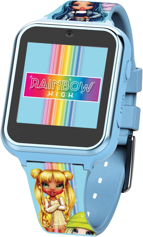 Accutime Kids Rainbow High Educational Learning Smart Watch Toy, Touchscreen with Selfie Cam, Games, for Boys & Girls