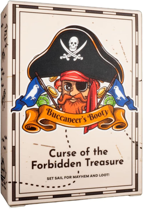 Bake & Co Buccaneer’s Booty: Curse of The Forbidden Treasure, Quick Action Family-Friendly Party Card Game for All