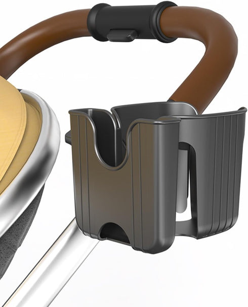 WedFeir 2-in-1 Universal Cup and Phone Holder for Uppababy Nuna Doona Strollers, Bikes, Wheelchairs, Walkers, Scooters